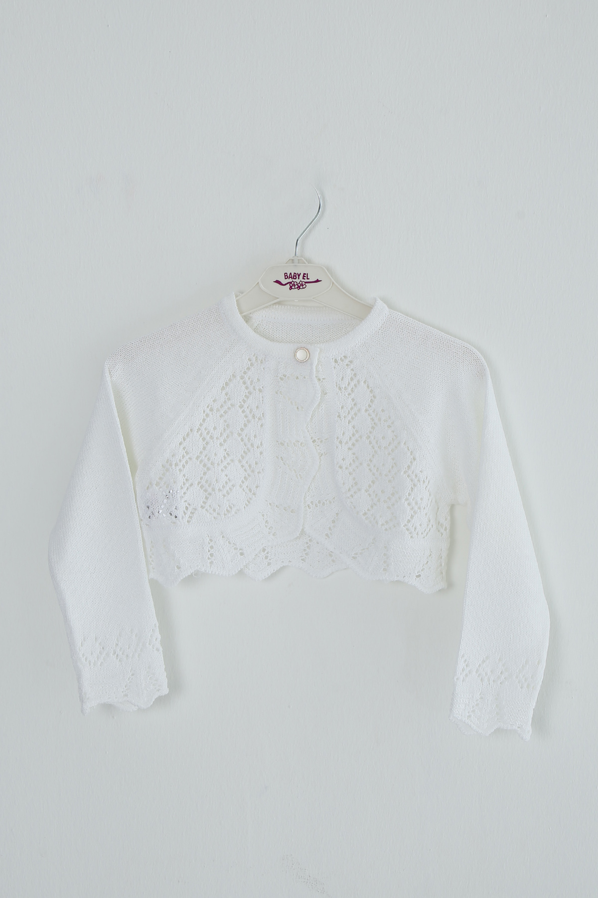 3 Yaş - 5 Yaş - 7/8 Yaş Kız Çocuk Triko Kısa Bolero